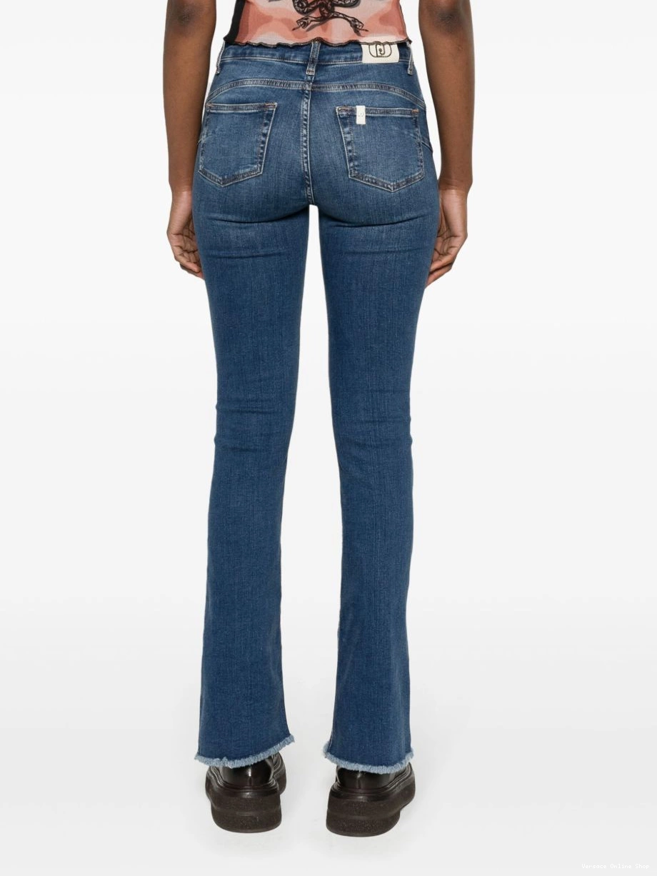 Affordable mid-rise jeans flared Versace Women 0813